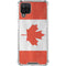 Canada Flag Distressed Galaxy A12 Clear Case
